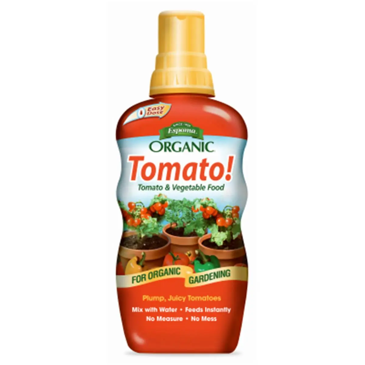 Espoma Organic Liquid Tomato Plant Food Concentrate - 18 oz Garden Soil Fertilizer, Feeds for Plump Tomato Growth