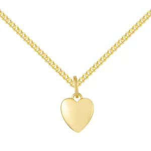 EVRY JEWELS Gold or Silver Plated Women's Hypoallergenic Heartless Necklace EVRY JEWELS Gold or Silver Plated Women's Hypoallergenic Heartless Necklace