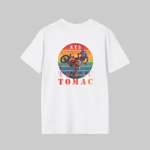Eli Tomac Supercross, Motocross Racing T-shirt Sweatshirt Hoodie 2 Sided, ET3 Fan Gear Tee
