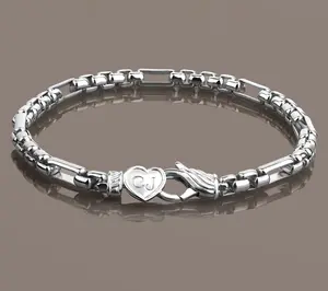 Christian James by Scott Grimes Sterling 5mm 7x1 Luciano Bracelet, 14.8g