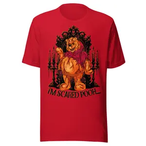 I'm Scared Pooh Unisex t-shirt