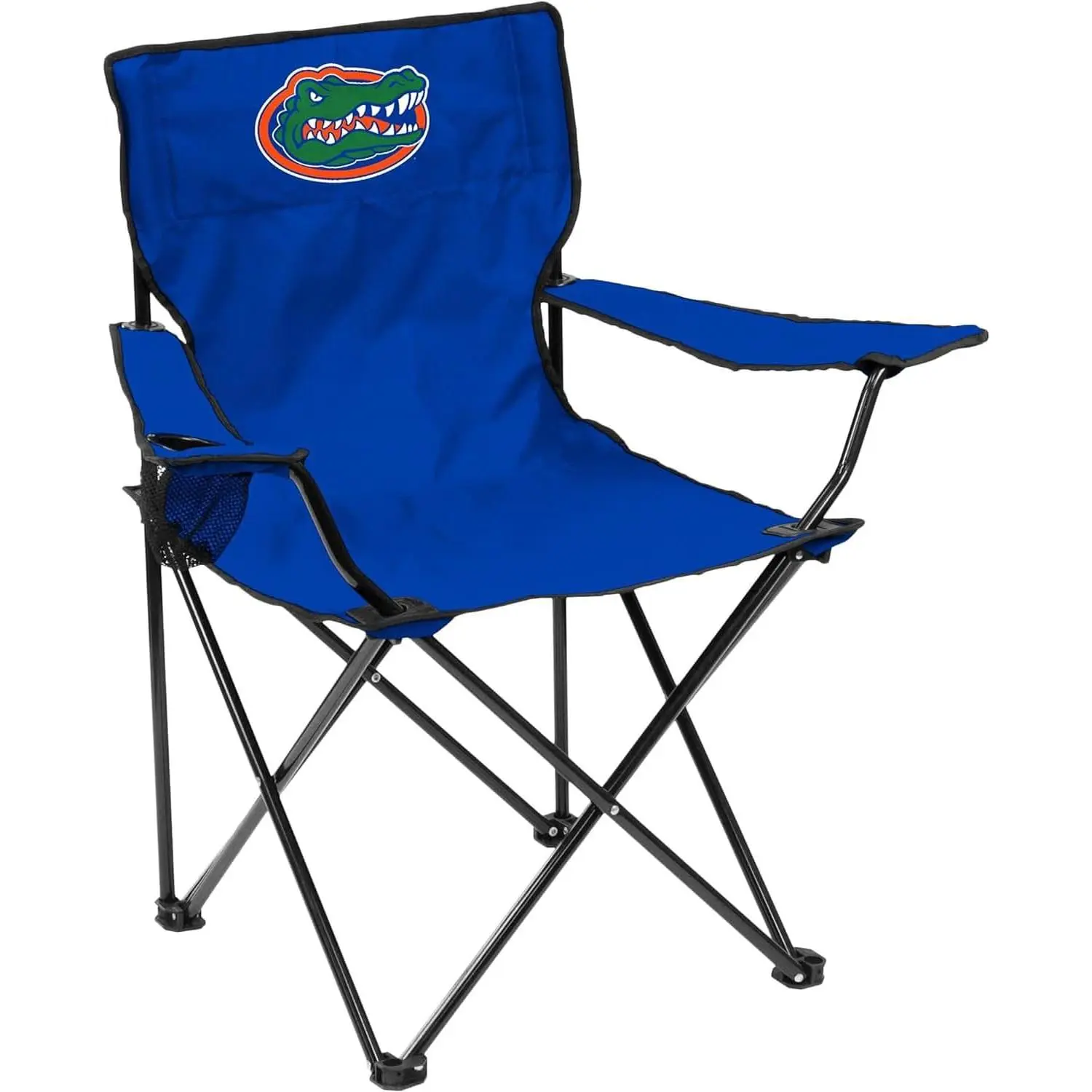 Portable Quad Chair – Folding Tailgate Chair with Armrests, Built-In Cup - Includes Carry Bag