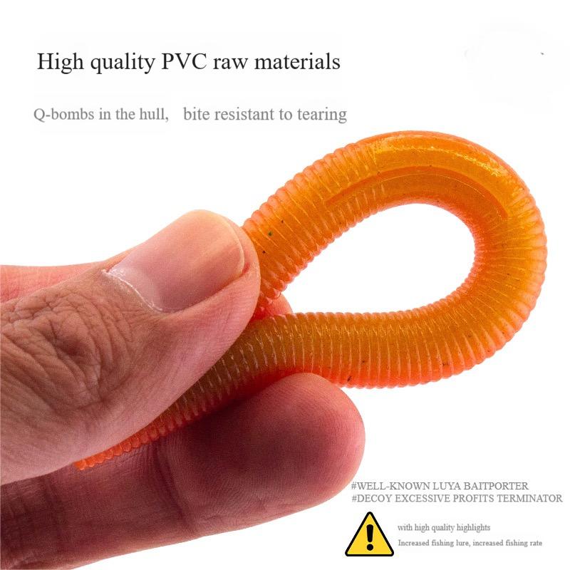 TikTok Viral Senko Worms 3-4-5Inch Soft Plastic Lures Kit - 8pc Multi-Color & Salt-Infused Design for Bass Trout Panfish Slayer and Long Casts  Fishing Fathersdaygift fishing equipment