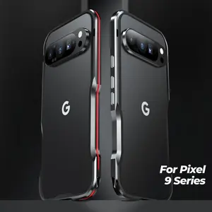 Luxury Metal Bumer For Google Pixel 8 9Pro XL Case Pixel10 Pro Frame Aluminium Lightweight Shockproof Skin+Camera Lens Protector