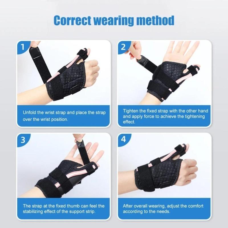Breathable Thumb Support Wrist Brace for Sports Basketball Gym Workout Dual Stabilizer Straps Non Slip Adjustable 2026 New