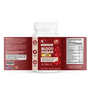 Xcentials Blood Sugar Ultra Support - Multi-Action Formula with Berberine Apple Cider Vinegar & Cinnamon for Optimal Circulation & Vein Health 90 Vegan Capsules - Healthcare