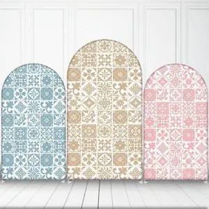 15-day Delivery Cielito Lindo Baby Shower Arch Backdrop Cover Mexican Floral Pink Girl Blue Boy Gender Reveal Party Decoration Maternity Background