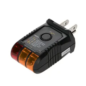 Outlet Circuit Analyzer – GFCI Receptacle Safety Tester for 3-Wire Outlets