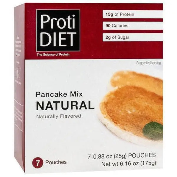 ProtiDiet - Protein Natural Pancake Mix - 7/Box