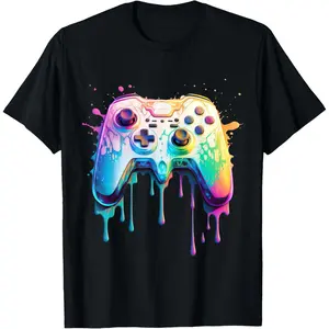 Gamer Graphic Video Game - Colorful Video Game Lover T-Shirt   Graphic tees