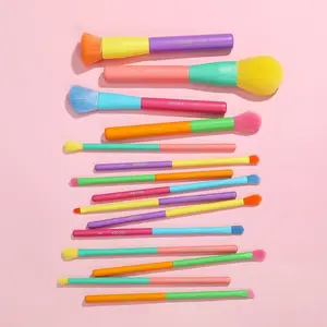 15-Piece Professional Makeup Brushes Set with Soft Bristles, Essential Beauty Tools, Perfect for Face and Eye, Multifunctional Brush Kit