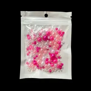 300 Realistic Straight Hole Imitation Pearl Beads, Ideal for DIY Crafts, Jewelry Making, Vase Fillers, 3-8mm Decorative Beads (bulk)