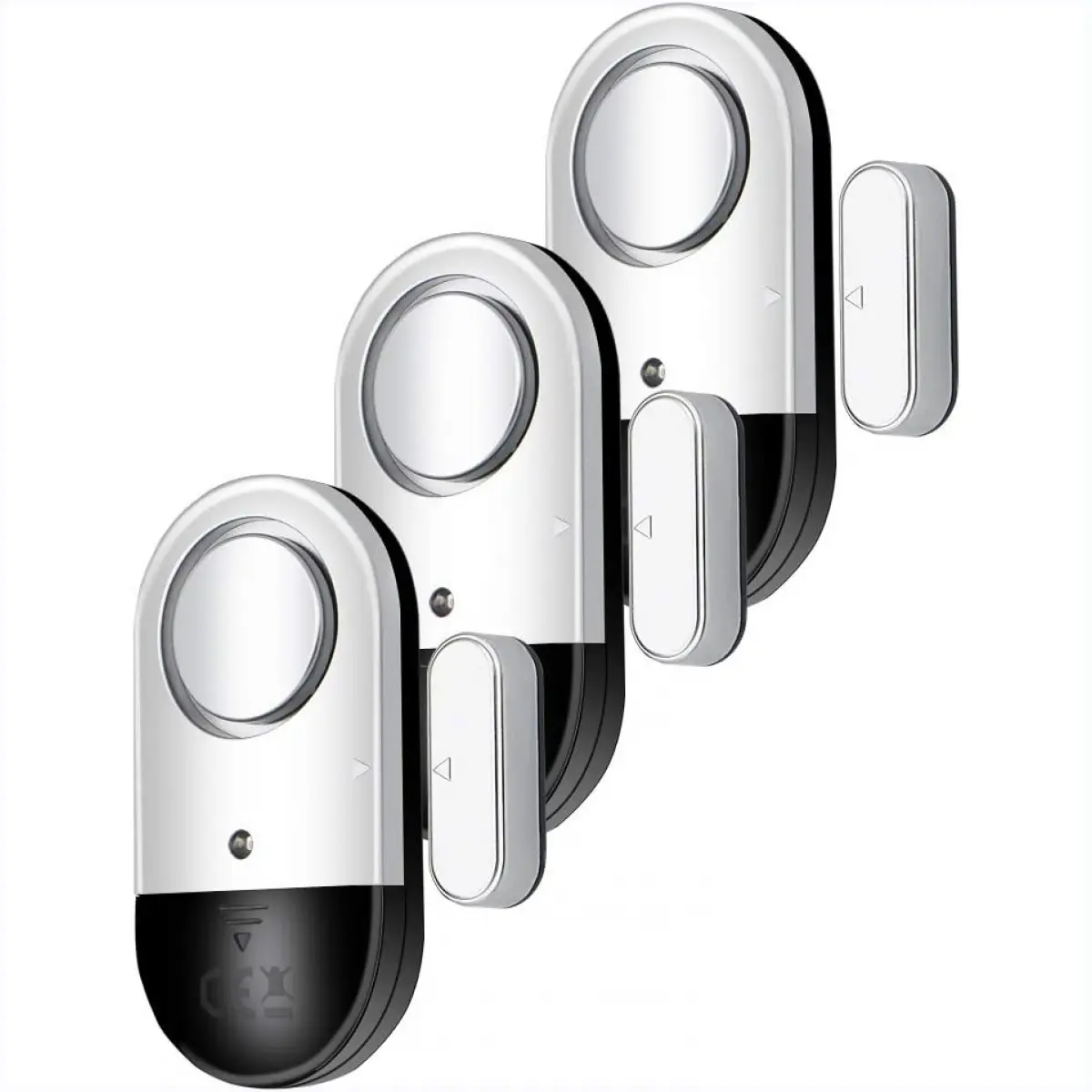 120 DB Loud Door and Window Open Alarm Sensor 3 Pack for Kids, Dementia Patients Safety, Burglar Anti-Theft Wireless Security Alarms Keep Your Home, Pool, Cabinet, Business Safe
