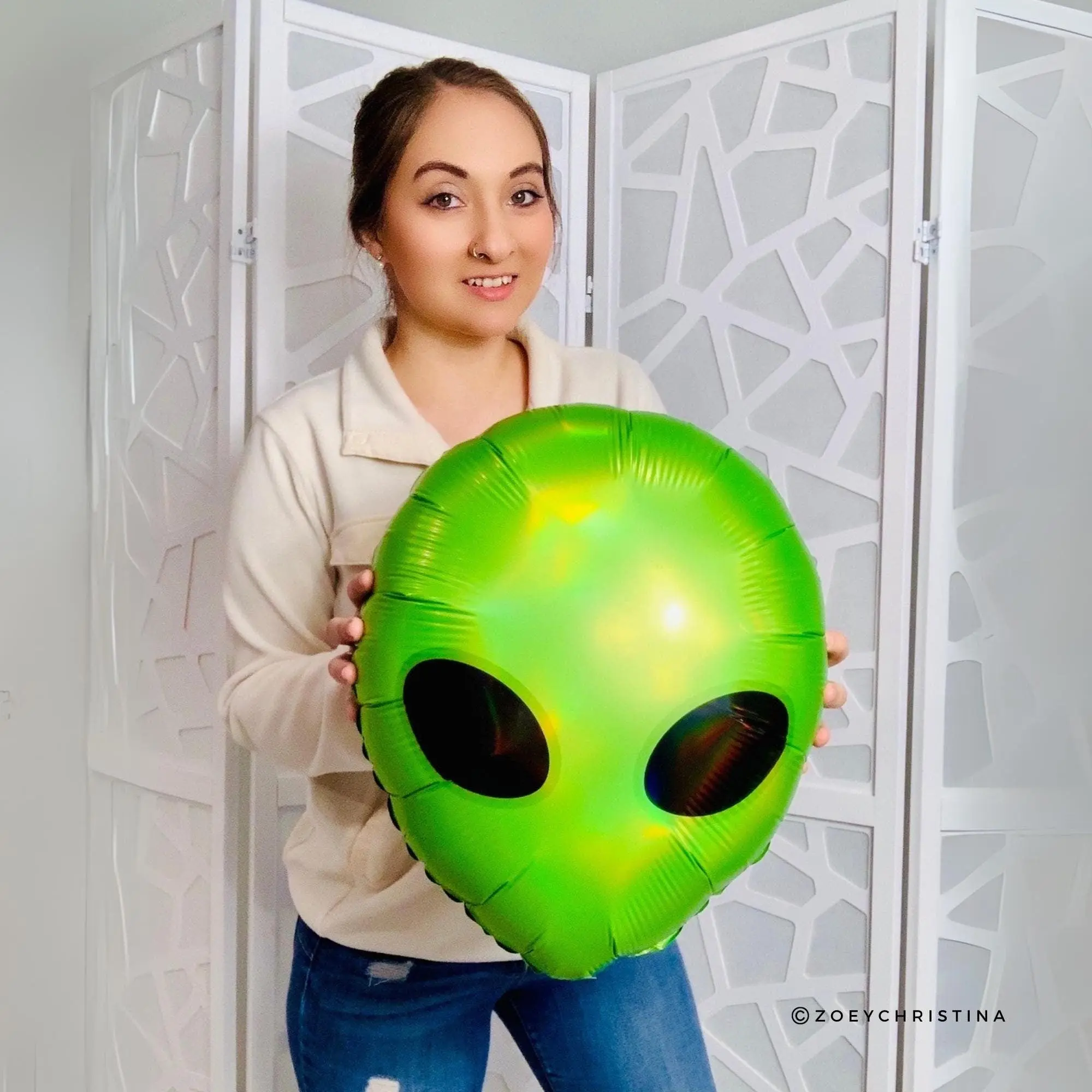 Extraterrestrial Alien Balloon – Sci-Fi, Glow Party & Halloween Decor