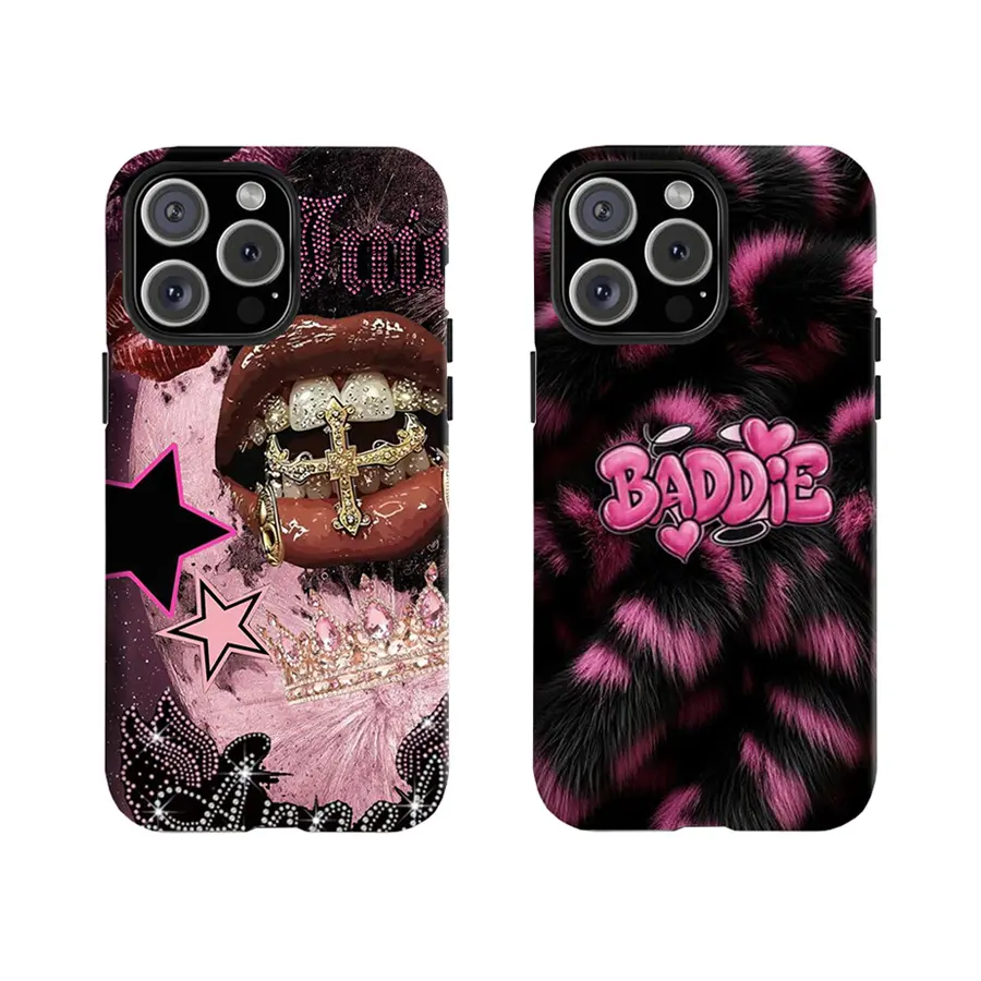 Y-Diamond Grillz Lips Phone Case | Y2K Bling Protective Cover,Having good protective properties,for iPhone 16 15 14 13 12 11 17Pro Max,for Samsung S25 S24 S23 S22 Ultra,Protective Cover,give her/him a gift for Christmas and Th