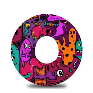 Alien Doodles Dexcom G7 Tape - CGM Patch