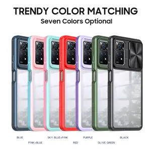 For Redmi Note 11 Pro Plus Shockproof Case Film 360 Protect Crystal Back Panel Xiaomi Redmi Note 12 S 13c 11s 12c 12s 12r 13 5G