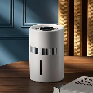 4L Large Capacity Air Humidifier, Plug and Play Fog Free Humidifier, USB Powered Negative lons Purification Humidifier with Night Mode Light Sound Operation
