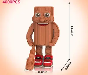 Medium Tung Tung Sahur- 3D Micro Building Blocks Toy Set High Quality Educational Stress Relief Artistic Collection