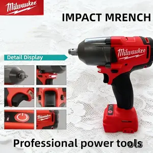 Milwaukee M18 Brushless Impact Wrench, 1/2 Inch Drive, 900Nm Ultimate Nut Busting Torque, Heavy Duty Fastening & Removal Power Tool for Automotive Repair and Industrial Heavy Work