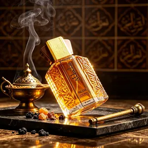Long Lasting Men's Perfume 100ml, Arabian Style Pheromone Cologne, Citrus Floral Woody Scent with Neroli, Iris & Vanilla, Premium Fragrance for Daily Dating