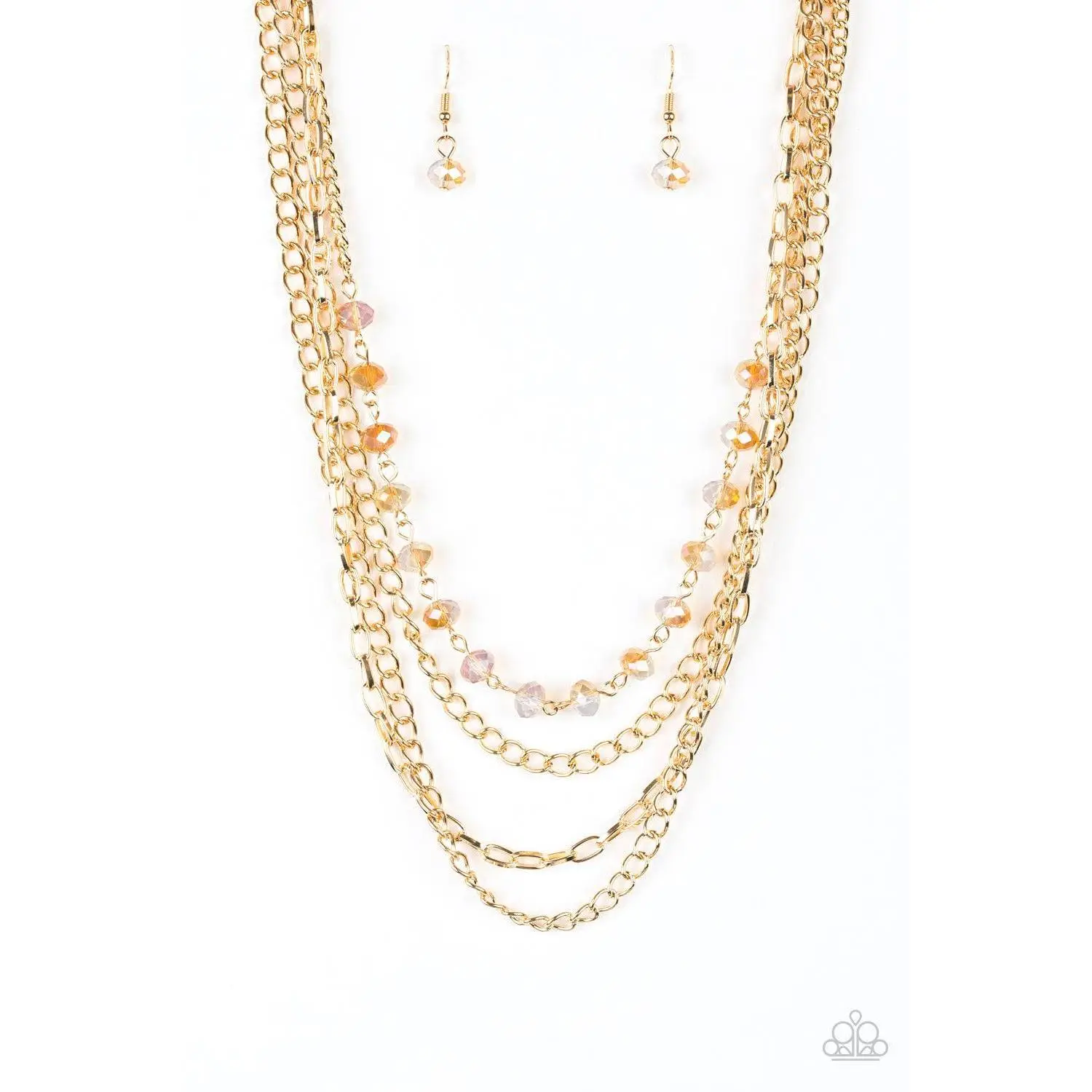 Extravagant Elegance - Gold Necklace Set
