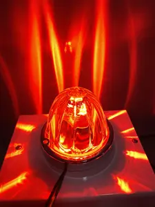 Glass Watermelon Lights Series - 2pcs Car Chassis & Side Lamps with Orange or White Beam Option Green Light Feature