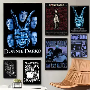 d-Donnie Darko Mind-Bending Poster Poster Waterproof Moisture-proof Scratch-resistant Durable HD And Sticky Suitable For Gifting And Wall Decoration Modern Home Decor In The Living Room Bedroom Cafe Bar Corridor