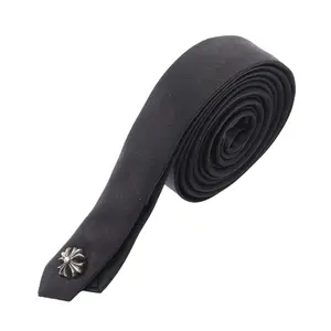 Pre-owned Chrome Hearts Silk Small Leather Goods Tie