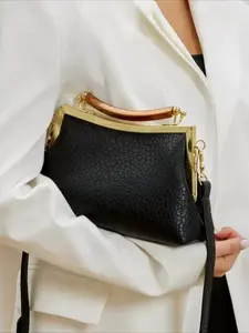 Ladies' fashionable retro cool handbag, personalized Y2K spicy girl banquet bag, faux leather city bag, suitable for work, commuting, dating, parties, crossbody bag