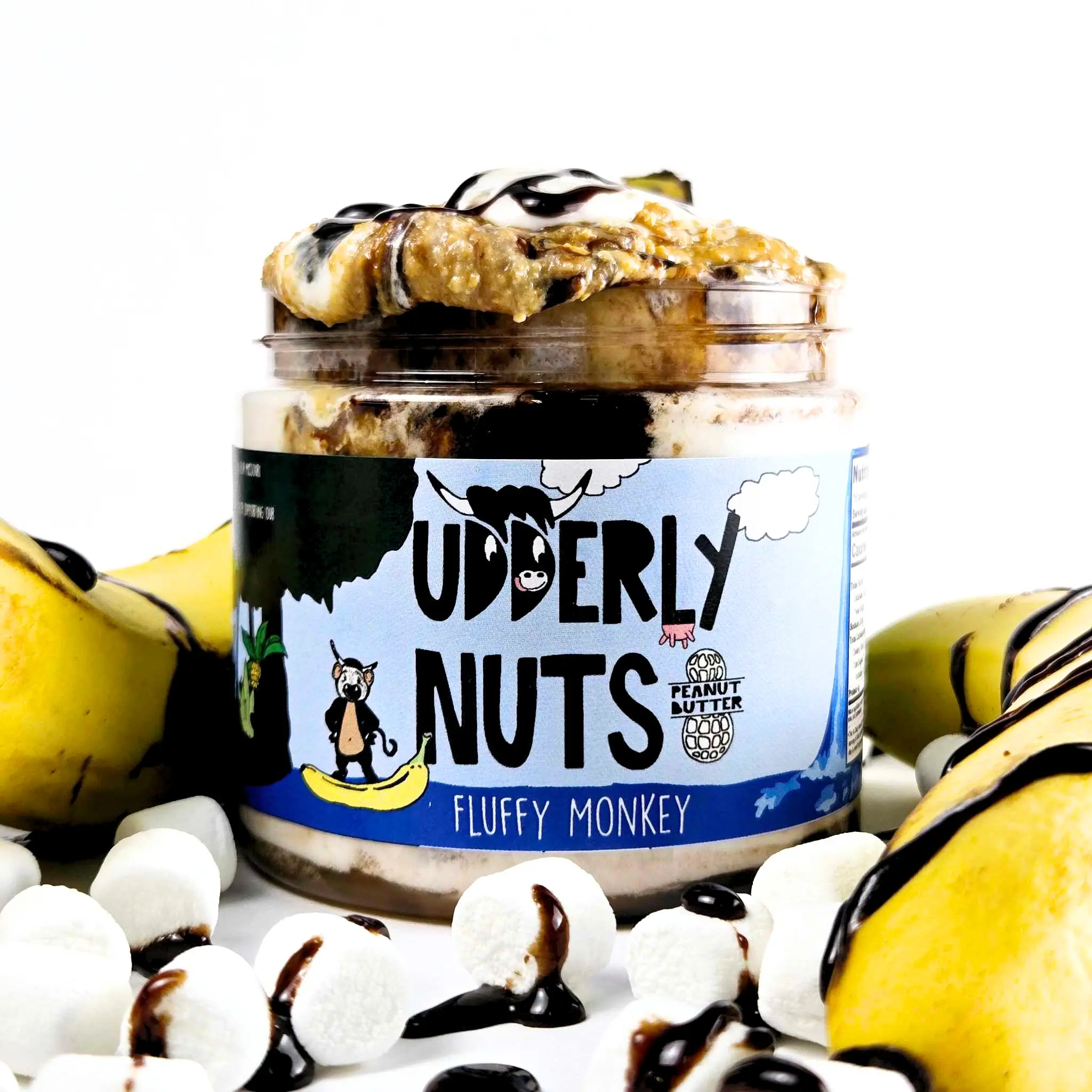 Fluffy Monkey Peanut Butter Dessert by Udderly Nuts