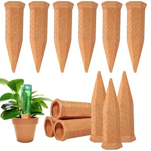Watering Spikes 12 Pack,Terracotta  Watering Spikes  Bottle Automatic  Waterer for Watering Indoor and Outdoor  While on Vacation -   Self-Watering Device
