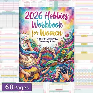New 2026 Hobbies Workbook for Women, Interest Development & Self-Growth Tool, Creative Journal, Perfect Gift for Friends & Family
