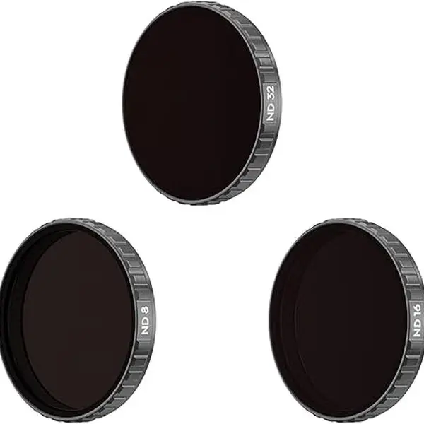 Waterproof ND Filter Set (ND16, ND32) - Smudge-Proof Lens Accessory, Lens Cover for Digital Cameras, Action Cameras, Xtra Edge Pro - Ideal for Filming in Sunny Days, Bright Light, Creative Motion Blur Accessories