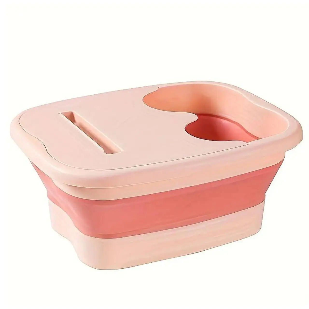 Foldable Foot Bath Basin, 1 Count Collapsible Foot Bath Bucket, Plastic Foot Bath Massager for Relaxation and Stress Relief, Foldable Foot Bucket for