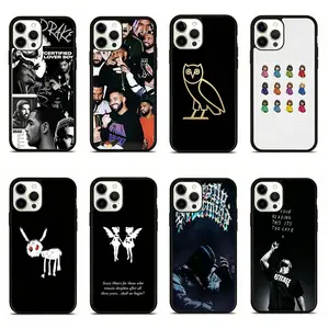 Suitable for iPhone 17 Promax 16 15 14 13 12 11 Pro Max Plus Air Drake Album Cover and Track List Silicone Black Shockproof Phone Case