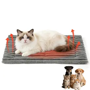 【Already have 10K favorites】Self Warming Pet Bed for Cats & Dogs Small Self Heating pet Crate Pad, NoElectricity Thermal Extra Warm Puppy Mat Indoor Non-Slip & Washable