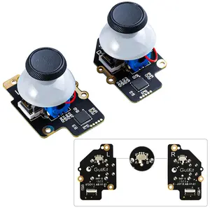 Joystick for Steam Deck(Type A&B), No Drift Hall Effect Sticks, Thumb Grip Accessories for Steam Deck Console, Electromagnetic Joystick Module, No Soldering(Left/Right, 2-Pack, Not Fit OLED)