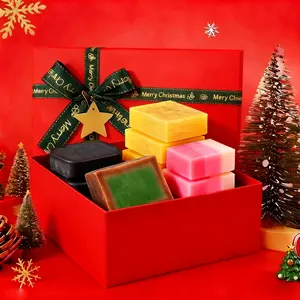 9 soap sets, skin care sets, cleansing soap+body soap sets, holiday gifts, Christmas gifts, men's and women's gifts
