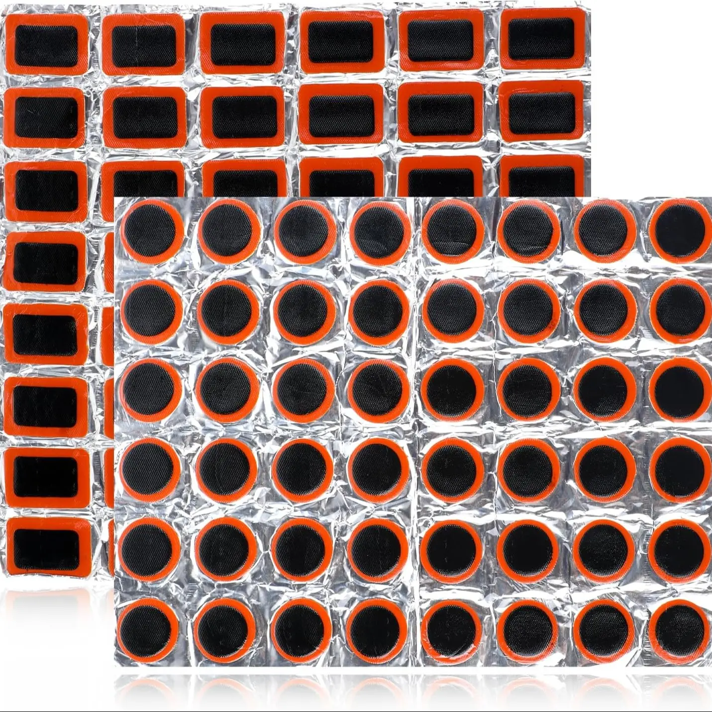 Giantree 96pcs Rubber Bike Tire Patches, Outdoor Cycling Bicycle Tire Repair Kit, for Motorcycle Bmx MTB Road Mountain Bikes, Bike Tool, Cycling Gear