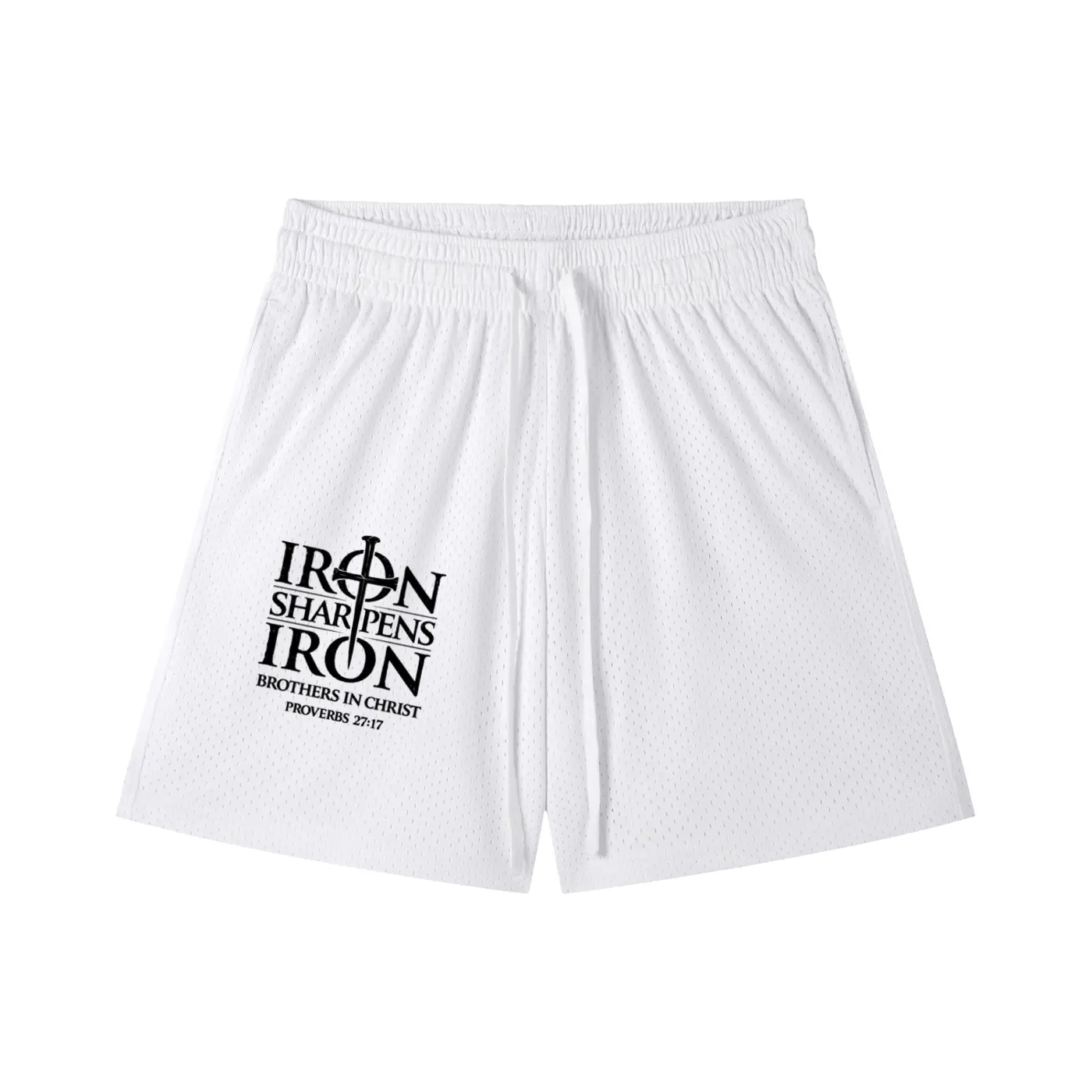 Mesh Drawstring Shorts
