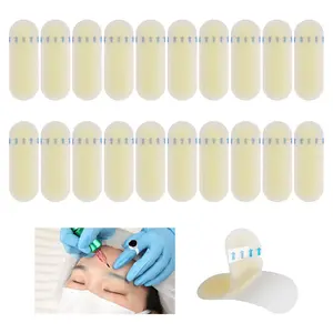 20Pcs 3D Microblading Eyebrow Practice Fake Skin Silicone Bandage for PMU Microblading Eyebrow Tattoo Supplies TA632-2KIT