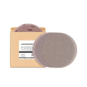 Mesh Abrasive 9 inch Drywall Sander Sandpaper, Dust-Free Hook and Loop Drywall Sanding Disc (320 grit - 10 count)