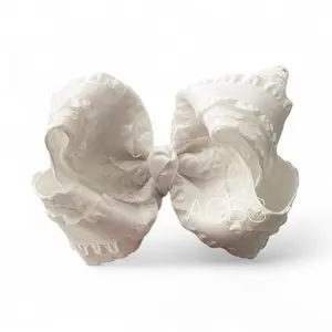 Hair Clips, Boutique Bows White