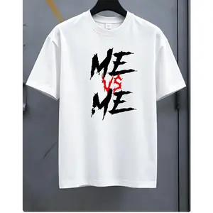 Printed T-Shirt Men's Summer Casual Short Sleeve Round Neck Loose Fit Cotton Top Menswear Geometric Pattern Funny T-shirt