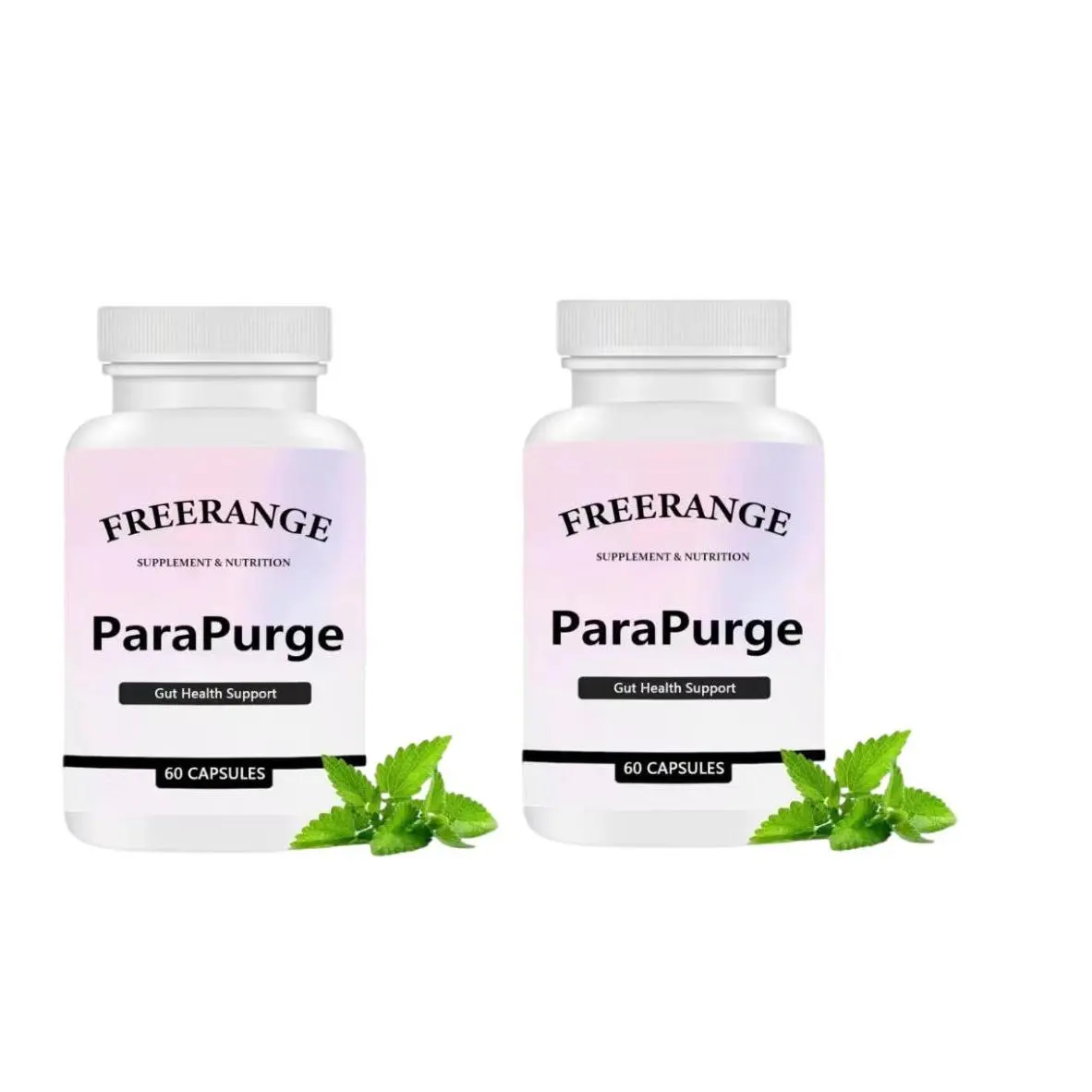 2X ParaPurge Gut Cleanse - Gut and Colon Support Supplement 60 Capsules  Constipation Relief Fiber