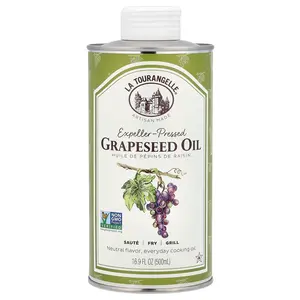 La Tourangelle Expeller-Pressed Grapeseed Oil, 16.9 fl oz (500 ml)