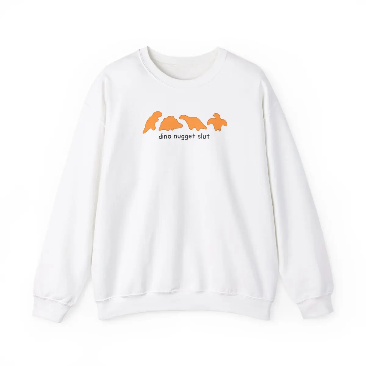 Dino Nugget Slut, dino nugs, dino nuggets, funny crewneck, crewneck, fall crewneck, sweatshirt, men’s sweatshirt, women’s sweatshirt, sweater