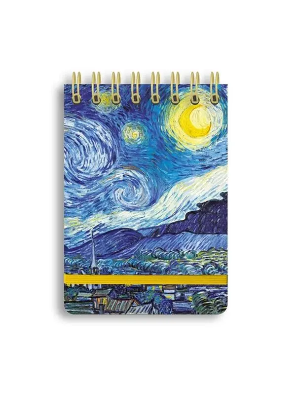 Vincent Van Gogh: The Starry Night (Spiral Bound Pocket Notebook) by Flame Tree Studio