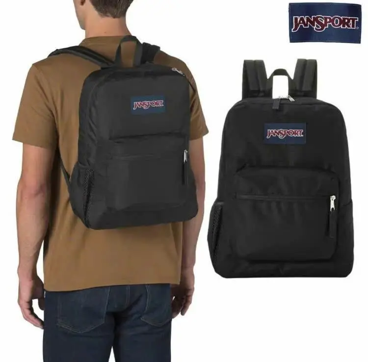 JanSport SuperBreak One Backpack Lightweight School Travel Bag Black